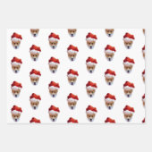 Santa Corgi Packpapier Blätter (Vorderseite)