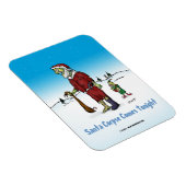Santa Corpse Funny Zombie Cartoon Magnet (Rechte Seite)