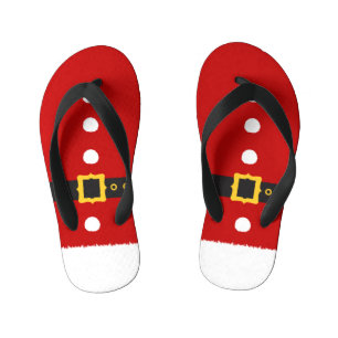 Santa Costume Elf Weihnachten Kinderbadesandalen