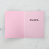 SANTA COULD NEVER CHRISTMAS CARD KARTE (Innenseite)