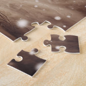 Santa Cow Rustikaler Urlaub Puzzle (Seite)