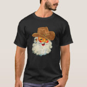 Santa Cowboy Western Weihnachten Weihnachten Weihn T-Shirt (Vorderseite)