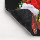 Santa Crab Funny Christmas Hermit Crab Lover Mousepad (Ecke)