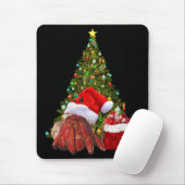 Santa Crab Funny Christmas Hermit Crab Lover Mousepad (Mit Mouse)