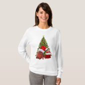 Santa Crab Funny Christmas Hermit Crab Lover T-Shirt (Vorne ganz)