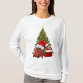 Santa Crab Funny Christmas Hermit Crab Lover T-Shirt (Vorderseite)