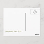 Santa Crawdad (Santa Craws) Postkarte (Rückseite)