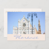 Santa Croce Kathedrale Star von David Florence Postkarte (Vorne/Hinten)