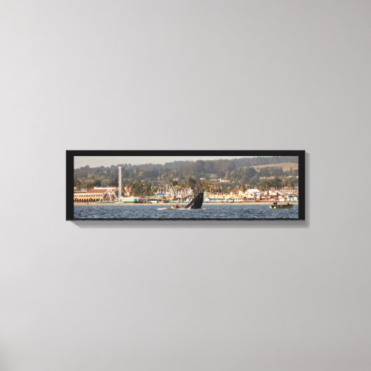 Santa Cruz Beach Boardwalk Humpback Wrapped Canvas Leinwanddruck (Vorderseite)