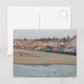 Santa Cruz Beach Boardwalk Postkarte (Vorne/Hinten)