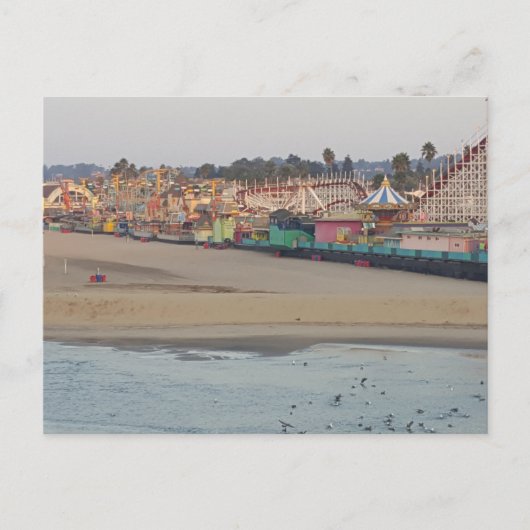 Santa Cruz Beach Boardwalk Postkarte (Vorderseite)