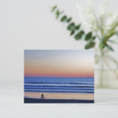 Santa Cruz Beach Crusier Sunset. Postkarte (Stehend Vorderseite)