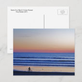 Santa Cruz Beach Crusier Sunset. Postkarte (Vorne/Hinten)