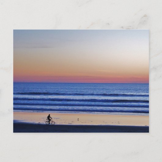 Santa Cruz Beach Crusier Sunset. Postkarte (Vorderseite)