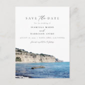 Santa Cruz Beach Skyline Postkarte (Vorderseite)