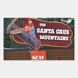 Santa Cruz Berge signieren Sticker