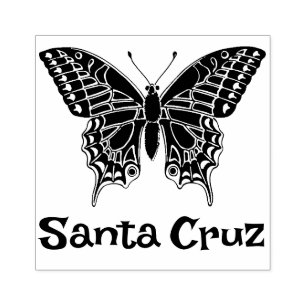 Santa Cruz Butterfly Rubber Briefmarke Gummistempel