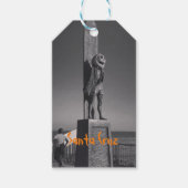 Santa Cruz, CA Halloween-Aufkleber Geschenkanhänger (Vorderseite)