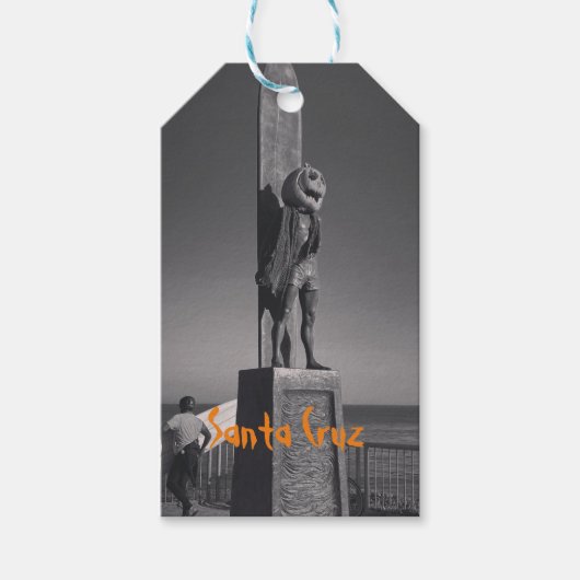 Santa Cruz, CA Halloween-Aufkleber Geschenkanhänger (Vorderseite)