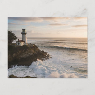 Santa Cruz CA Mark Abbott Memorial Leuchtturm Postkarte