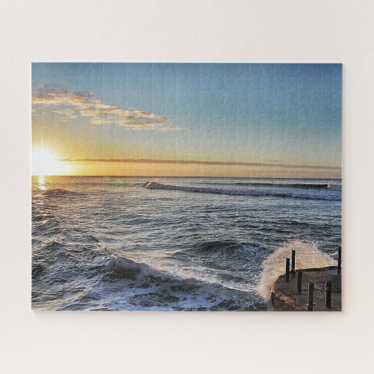 Santa Cruz California Beach Surf Puzzle (Horizontal)