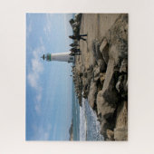Santa Cruz California Beach Walton Lighthouse Puzzle (Vertikal)