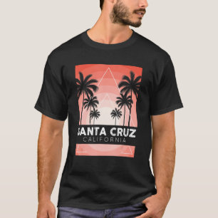 Santa Cruz California Ca Retro Vintag Surfer T-Shirt