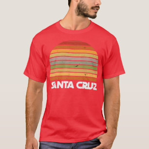 Santa Cruz California CA Retro Vintage Surfer T-Shirt
