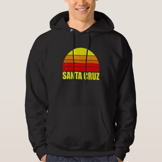 Santa Cruz California California 70er 80er 90 Hoodie (Vorderseite)