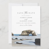 SANTA CRUZ California Coast Skyline Save the Date Einladung (Vorderseite)
