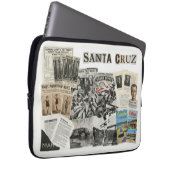 Santa Cruz California Collage – Protest Art Laptopschutzhülle (Vorne Rechts)