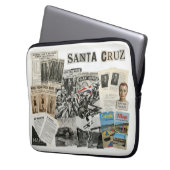 Santa Cruz California Collage – Protest Art Laptopschutzhülle (Vorderseite Links)