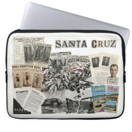 Santa Cruz California Collage – Protest Art Laptopschutzhülle