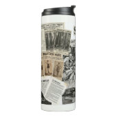 Santa Cruz California Collage – Protest Art Thermosbecher (Nach links gedreht)