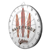 Santa Cruz California Dartscheibe (Vorderseite rechts)