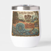 Santa Cruz California Dreams Map – Vibrant Coast (Vorderseite)