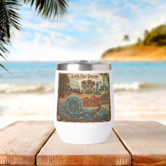 Santa Cruz California Dreams Map – Vibrant Coast