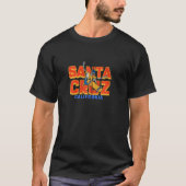 Santa Cruz California Epic Skeleton Skater Zip T-Shirt (Vorderseite)