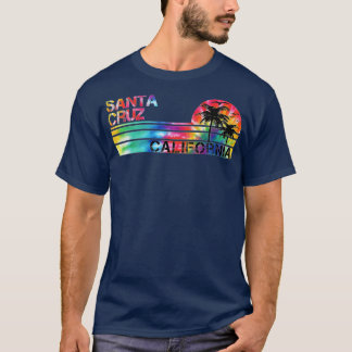Santa Cruz California Gefärbte Krawatte Vintag Ins T-Shirt