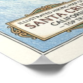 Santa Cruz California Hiking Map Big Basin Poster (Ecke)