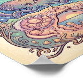 Santa Cruz California Illustrated Map Dreamscape  Poster (Ecke)