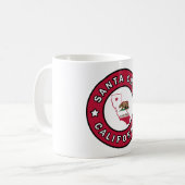 Santa Cruz California Kaffeetasse (Vorderseite Links)