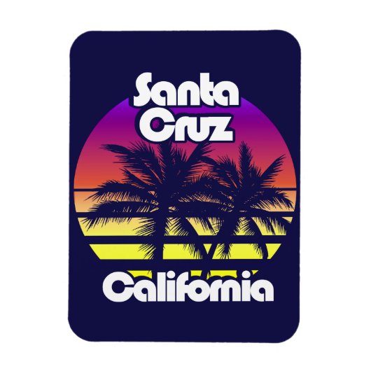 Santa Cruz California Magnet (Vertikal)