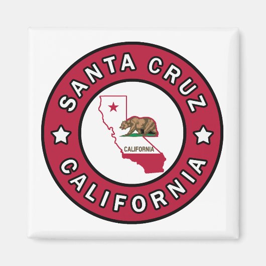 Santa Cruz California Magnet (Vorne)