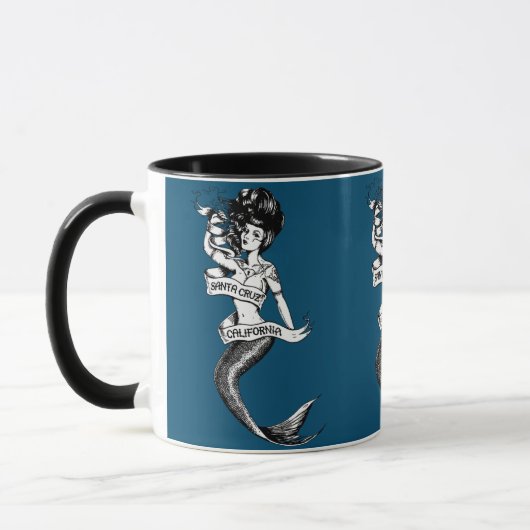 Santa Cruz California Mermaid Tasse (Links)
