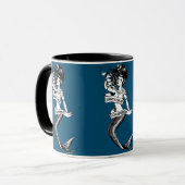 Santa Cruz California Mermaid Tasse (Vorderseite Links)