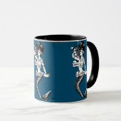 Santa Cruz California Mermaid Tasse (VorderseiteRechts)