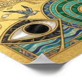 Santa Cruz California Mosaic Map Boardwalk Beach Poster (Ecke)