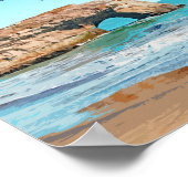 Santa Cruz California Natural Bridges Staat Beach Poster (Ecke)