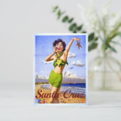 Santa Cruz California Postkarte (Stehend Vorderseite)